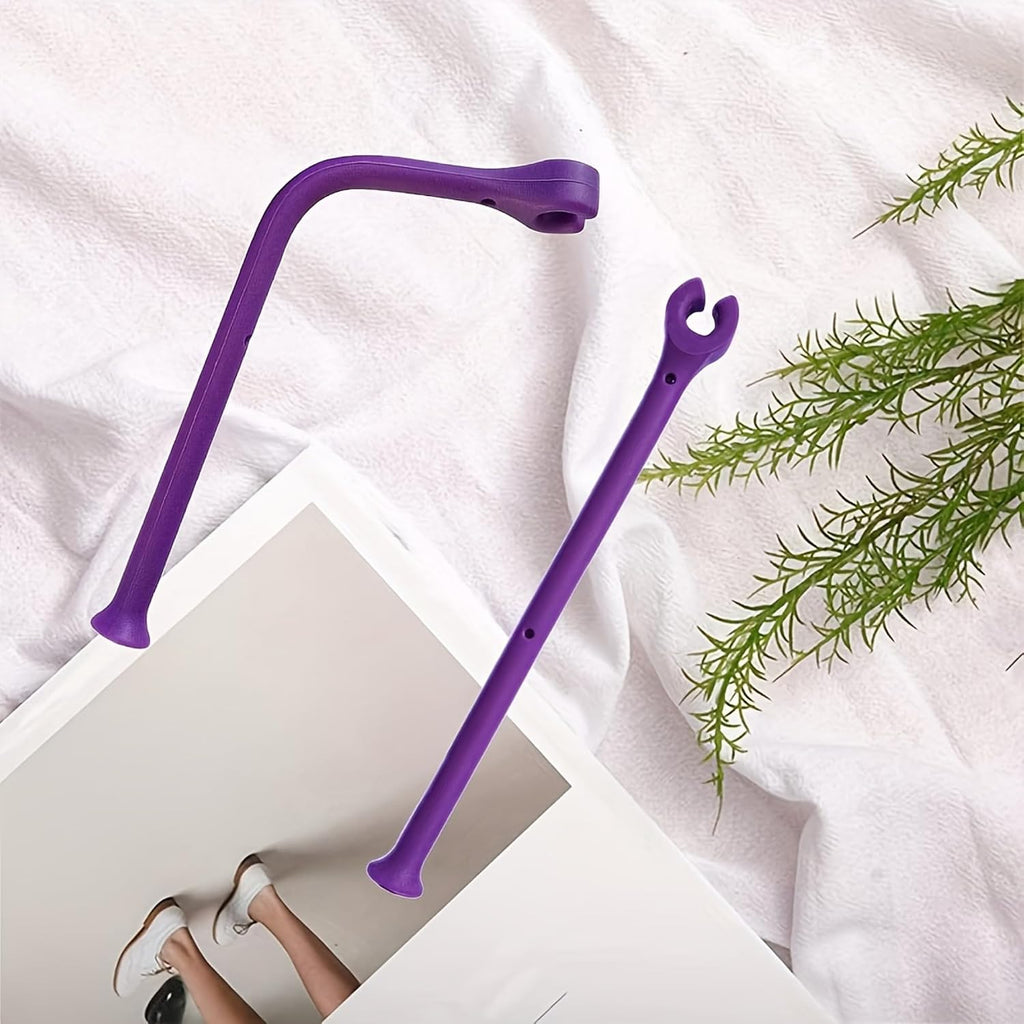 Adjustable Silicone Wine Glass Holder Non-Slip Dishwasher Safe Space-Saving for Home Bar Kitchen Entertainment (8,Purple)