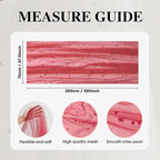 Artoid Mode Pearl Red Gauze Table Runner 120 Inch 10FT, Seasonal Sheer Dining Holiday Wedding Birthday Baby Shower Table Decor for Home Party