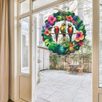 Metal Three Birds Wind Spinner Gift for Boy Girl Kids Colorful 3D Hanging Wind Spinner for Outdoor Garden Decor Animal Wind Sculptures for IndoorOutside Lawn Yard