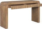 Console Table, 54.3" Wood Couch Table with Drawers, Farmhouse Entryway Table for Entrance, Hallway, Living Room, Easy Assmebly, Natural