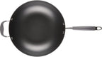 Anolon Advanced Home Hard Anodized Nonstick Pan, Stir Fry w/Helper Handle (12"), Moonstone