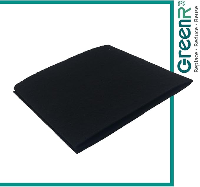 1 Pack Pass Carbon Pad 16" x 48" for Air Filter Charcoal Table Fits Air Purifier Range Hoods Oven Filter Removes Odor VOC Parts Accessories Replacement Replenishment and More