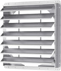 30 Inch Galvanized Shutter Exhaust Louver Vent, Automatic Gravity Shutter Louver Vent for Home Attics, Workshops, Barn, Greenhouse (Motor&Blades are not Included)