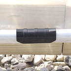 50 PCS Greenhouse Clips 3/4 inch Plastic Greenhouse Clamps 20mm Black ABS Snap Clamp Tube Clip Garden Buildings Tube Clip for Greenhouse Film Sunshade Nets Frame Shelters- Outer Ø 0.95” inner Ø 0.78”