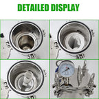 #4 Bag Filter Housing 304 Stainless Steel Filter Solid-Liquid Separation Tool 120PSI Industrial Sock Filter 1" Fnpt in/Out Bag Water Filter Purification Equipment
