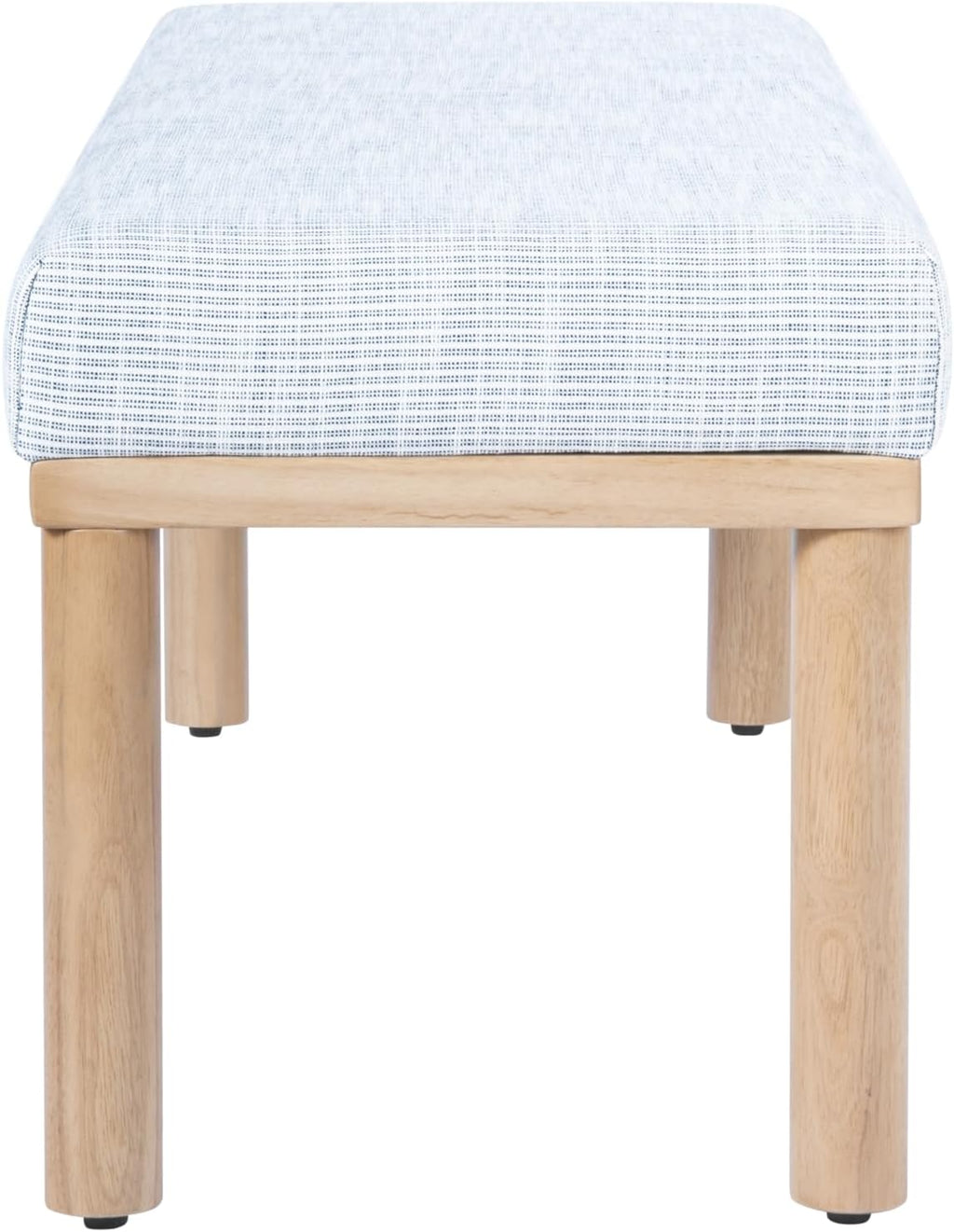 HomePop 47.5" Oslo Bench - Blue Pinstripe Fabric