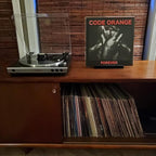 KAZAKA Tabletop Vinyl Record Holder - Display Now Playing, Holds Any Size Record - Doubles, Triple Gatefolds, Box-Sets (Black)
