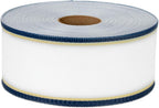 Lawn Chair USA Replacement Lawn Chair Webbing - Webbing for Lawn Chairs, Beach and Camping. UV-Resistant Webbing Strap Made with Durable Polypropylene (3" x 550', St. Augustine White)