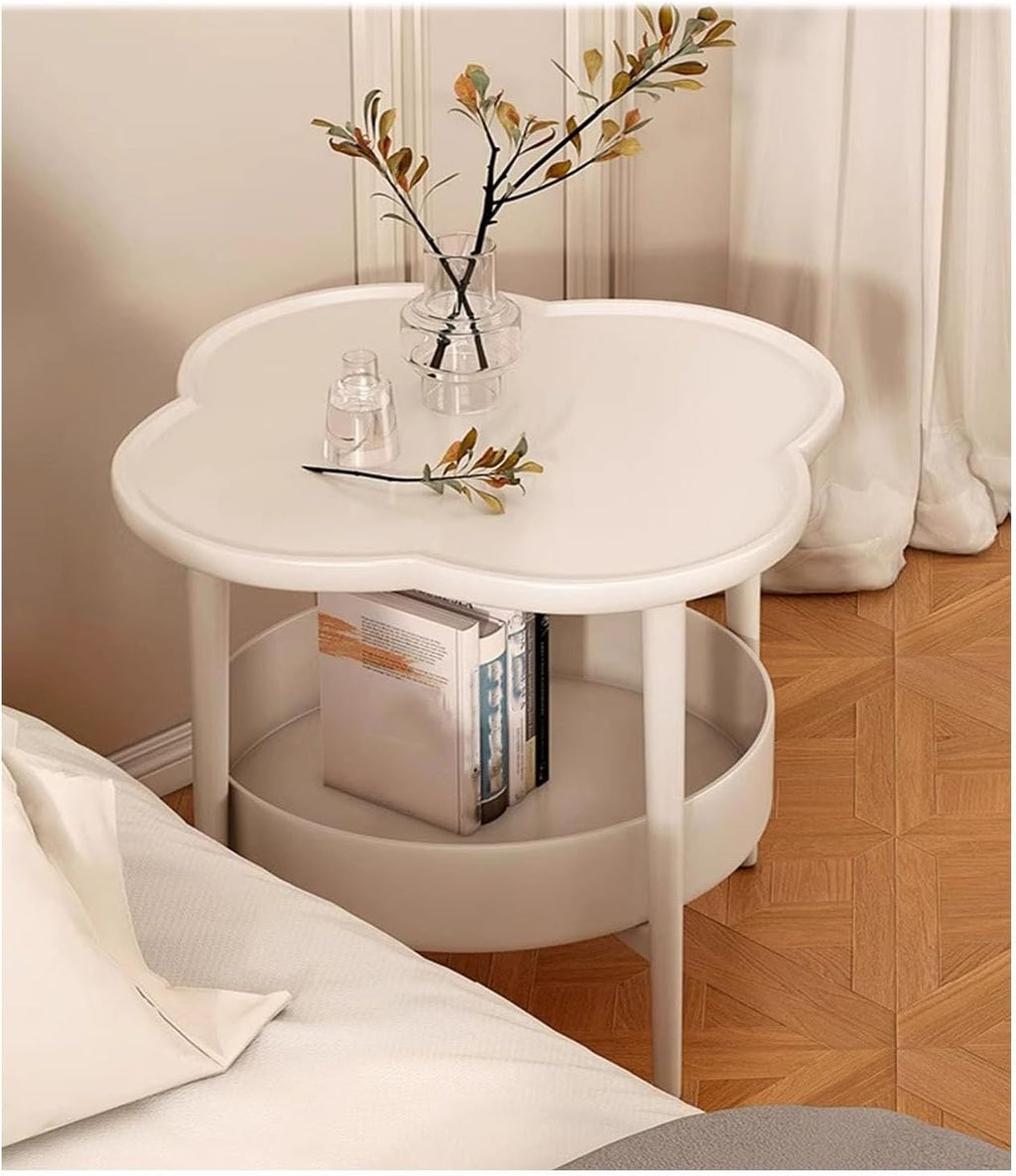 Sofa Side Table, Small Living Room Table, Tea Cabinet, Bedside Table for Small Coffee House (Color : Black)
