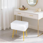 H&B Luxuries Multi-Functional Footrest Ottoman – Comfortable, Stylish, and Practical for Home & Office (White, with Storage)
