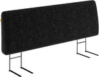 Pinmoco 4.7" Upholstered Headboard for Queen Size Bed, Height Adjustable and Ergonomic Headboard, Easy Assemble, Sturdy and Durable, Starry Night Black
