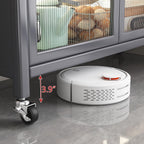 Kitchen Pantry Metal Kitchen Shelving Floor-to-Ceiling Multilevel Household Microwave Bowls Storage Cabinet on Wheels for Kitchen, Living Room, Dining Room, Grey