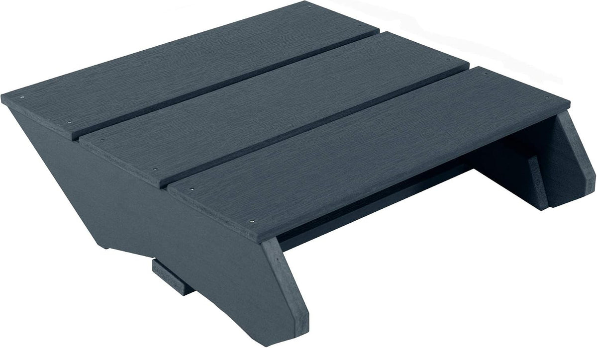 Highwood Italica Modern Adirondack Folding Ottoman, Federal Blue