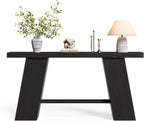 LITTLE TREE 70.8-Inch Long Black Console Table for Entryway, Narrow Modern Sofa Table for Entry, Hallway, Behind Couch, Living Room, Foyer, Entrance, Front Door