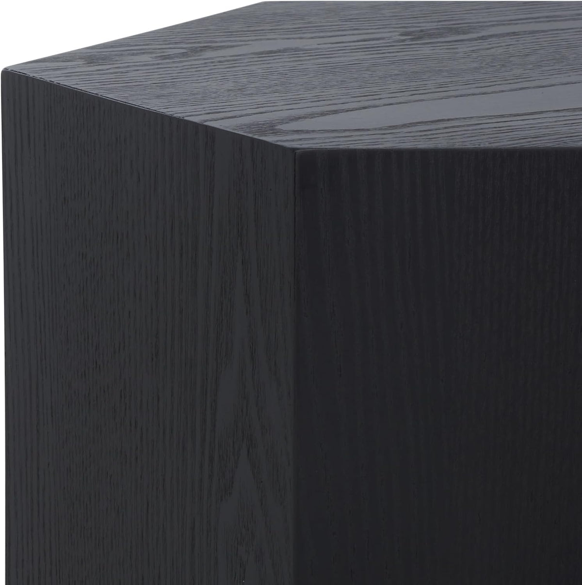SAFAVIEH Home Collection - Barahan Hexagon End Table, Black Accent Side Table, Fully Assembled (ACC2309A)