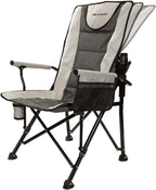 REALEAD Camping Chairs for Adults - Heavy Duty Folding Chairs for Outside Support 400 LBS - Padded High Back Camp Chair with Movable Backrest - Portable Lawn Chairs for Outdoor Sports