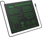 iPower GLHTMTM-A 20" x 20" Waterproof Durable Seedling Heat Mat Warm Hydroponic Plant for Indoor Gardening Germination Starting, black