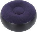 Round Footrest Stool, IndoorOutdoor Camping Outdoor Mattress Inflatable Ottoman for Camping Backyard Patio Garden Home