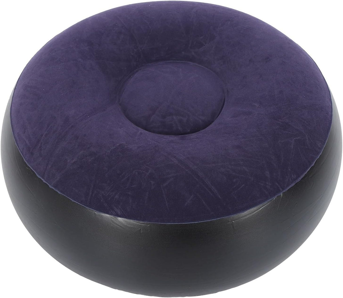 Round Footrest Stool, IndoorOutdoor Camping Outdoor Mattress Inflatable Ottoman for Camping Backyard Patio Garden Home