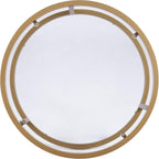 SEI Furniture Evelyn Glam Nesting Coffee Table 2-pc Set, Gold