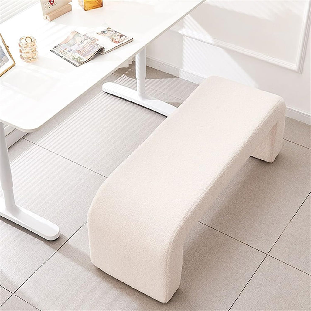 Modern Home Entryway Shoe Stool Bedroom Bedside Clothing Store Bench Fitting Room Sitting Stools Entryway(150 * 40 * 43cm)