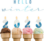 Frozen Themed Birthday Candles, 3rd Birthday Candle for Party Supplies, 2.76 inch Cake Topper Decorations (Number 3)