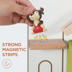 Givilio Tonie Shelf for Toniebox - Toniebox Storage for All Your Tonie Accessories toniebox Characters and toniebox Figures, Toniebox Organizer, Tonie Shelf(Pink)