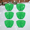 ANPHSIN 6 pcs Plant Covers Freeze Protection - 19.6in x 39.3in Winter Shrub Plant Protection Bags, Frost Blankets Cloths with Drawstring for Outdoor Garden Rose Bush Plants, Green