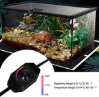 KABASI Reptile Heat Mats, 2nd-Gen 25W 16.5x8.7 inch Non-Adhesive Reptile Heating Pad with Temperature Adjustment, Waterproof Under Tank Terrarium Heating Mat for Tortoise Snakes