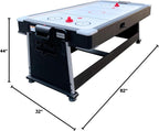RACK Triad 7-Foot 3-in-1 Multi-Game Swivel Table - Billiards/Pool, Table Tennis & Air Hockey