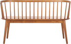 SAFAVIEH Furniture - Blanchard Spindle Bench - Honey - Solid Wood - Classic Windsor Design - Ideal for Entryway, Bedroom, Dining Room, 17.8" Seat Height (BCH8500H)