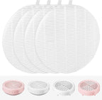 4 Pack Replacement Filters Compatible with MelodySusie HPro/SProR Nail Dust Collector, Home or Nail Salons Use Reusable Refill Filters for Nail Dust Vacuum Machine