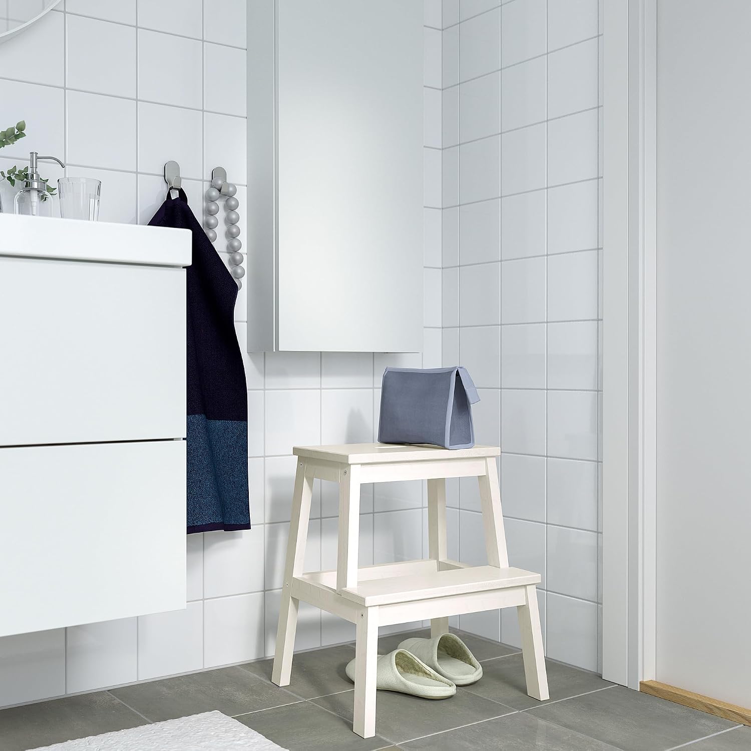 IKEA BEKVÄM Step Stool, 50 cm, White
