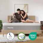 Novilla King Size Mattress, 12 Inch Gel Memory Foam King Mattress for Cool Night & Pressure Relief, Medium Plush Feel with Motion Isolating, Bliss