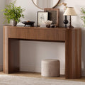 ONBRILL 55 Inch Console Table with 2 Drawers, Entryway Tables with Storage