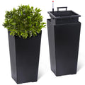 Garvee 22.5" Tall Planters Set of 2, Outdoor＆Indoor Planter Pots