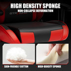GTRACING Gaming Chair Racing Office Computer Ergonomic Video Game Chair Backrest and Seat Height Adjustable Swivel Recliner with Headrest and Lumbar Pillow Esports Chair (Red)