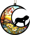 Personalized Dog Memorial, Custom Name Spanish Mastiff Dog Christmas Ornament with Name, Custom Breeds, Pet Loss Light Catcher, Gifts for Lovers Loss of Pet Sympathy on Mothers Day Christmas