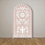 Mexico Theme Arch Stand Covers Fiesta Wedding Party Elastic Fabric Background Birthday Baptismx Baby Shower Decor Props (120x220cm(W48''H86''),G-3762)