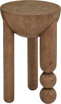 First of a Kind Accent Table in Cognac Rubberwood