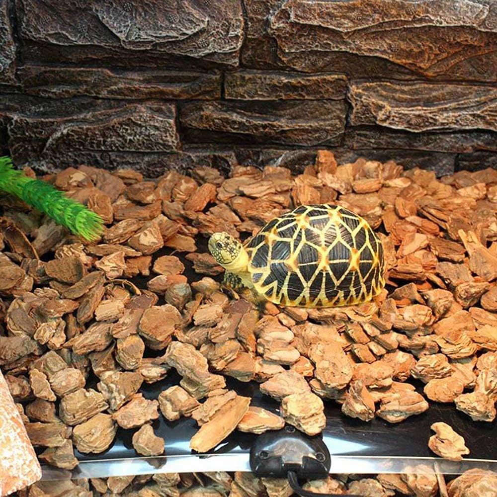 Hamiledyi 14W Reptile Heating Pad 2 PCS Warmer with Temperature Control Adjustment Under Tank 11x11 in Terrarium Heater Mat for Gecko Turtle Tortoise Snakes Lizard