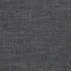 SIMPLIHOME Dover 36" Wide Linen Look Storage Ottoman in Flint Grey