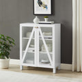 Maykoosh White Stackable Pantry Cabinet - Modern Kitchen Storage Organizer 60.5" W x 38" H