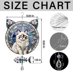 Ragdoll Cat Wind Spinner, Ragdoll Cat Wind Spinner Hanging for Yard and Garden