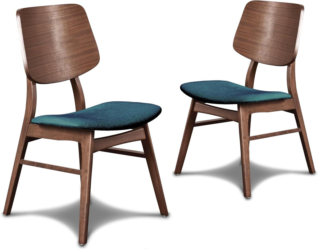 New Classic Furniture Oscar 3-Piece Wood Corner Table Set in Teal