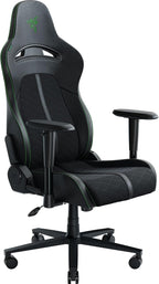 Razer Enki X Essential Gaming Chair, All-Day Comfort, Black | Built-in Lumbar Arch, Optimized Cushion Density, Dual-Textured, Eco-Friendly Synthetic Leather, Adjustable 152-degree Recline