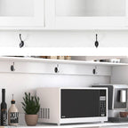 74" Tall Kitchen Pantry Storage Cabinet with Drawers, Microwave Shelf & Hutch, Modern Freestanding Kitchen Cabinets with Countertop & Hook Up, White Buffet Cabinet, (63" W x 15.7" D x 74.8" H)