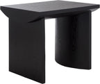 SAFAVIEH Home Collection - Bara Modern End Table, Black Rectangular Accent Side Table (ACC2316B)