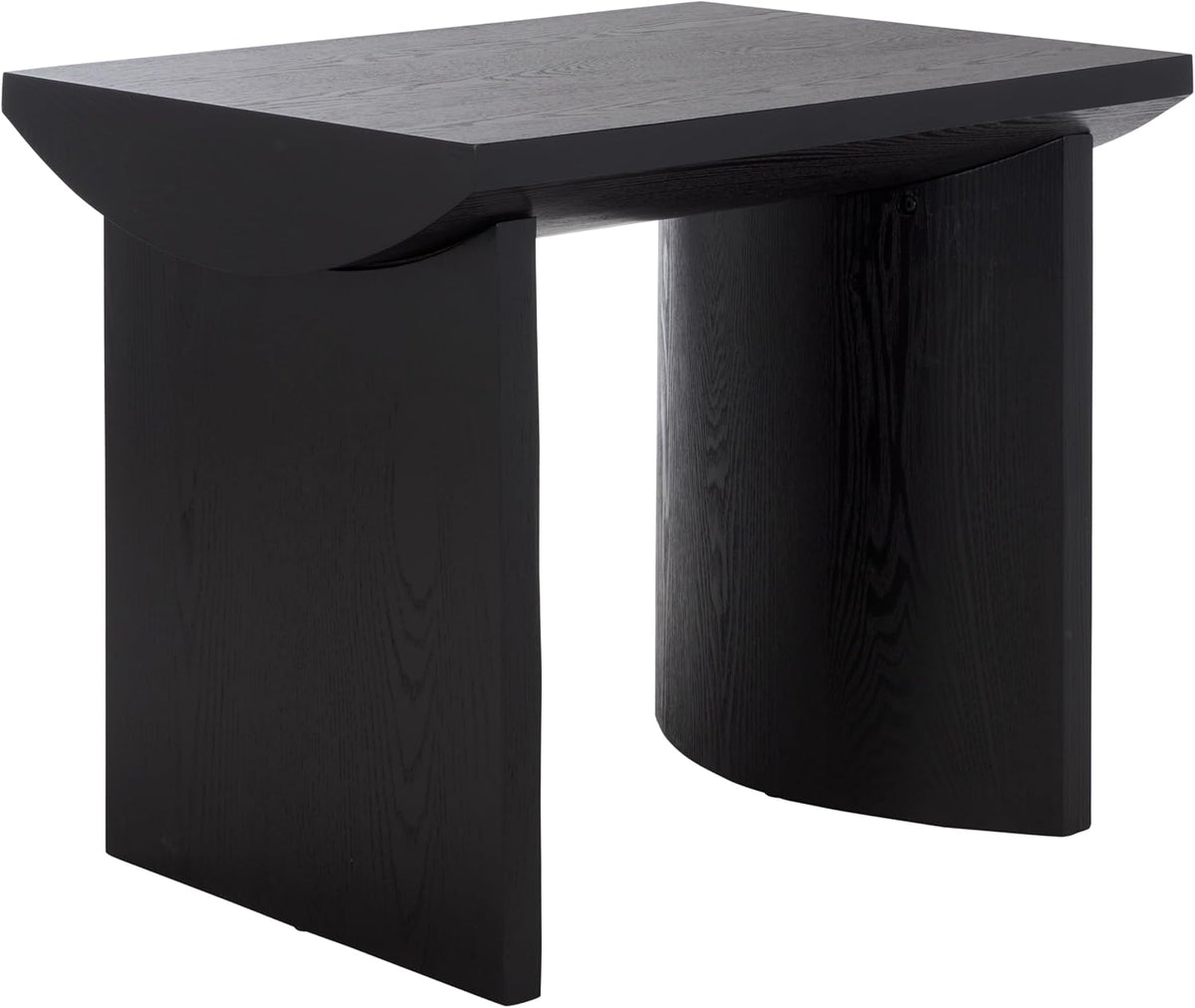 SAFAVIEH Home Collection - Bara Modern End Table, Black Rectangular Accent Side Table (ACC2316B)
