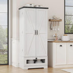 kepptory 55" Pantry Storage Cabinet with Adjustable Shelvesand Drawer, Buffet Cupboard for Kitchen